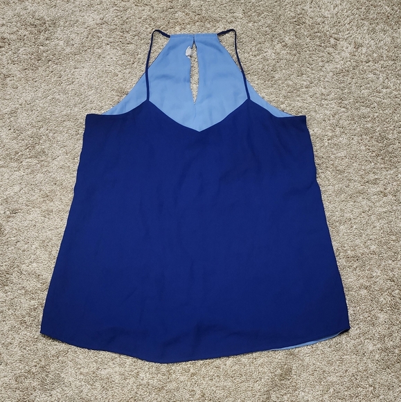 Elegant Blue Halter Top - Picture 1 of 7